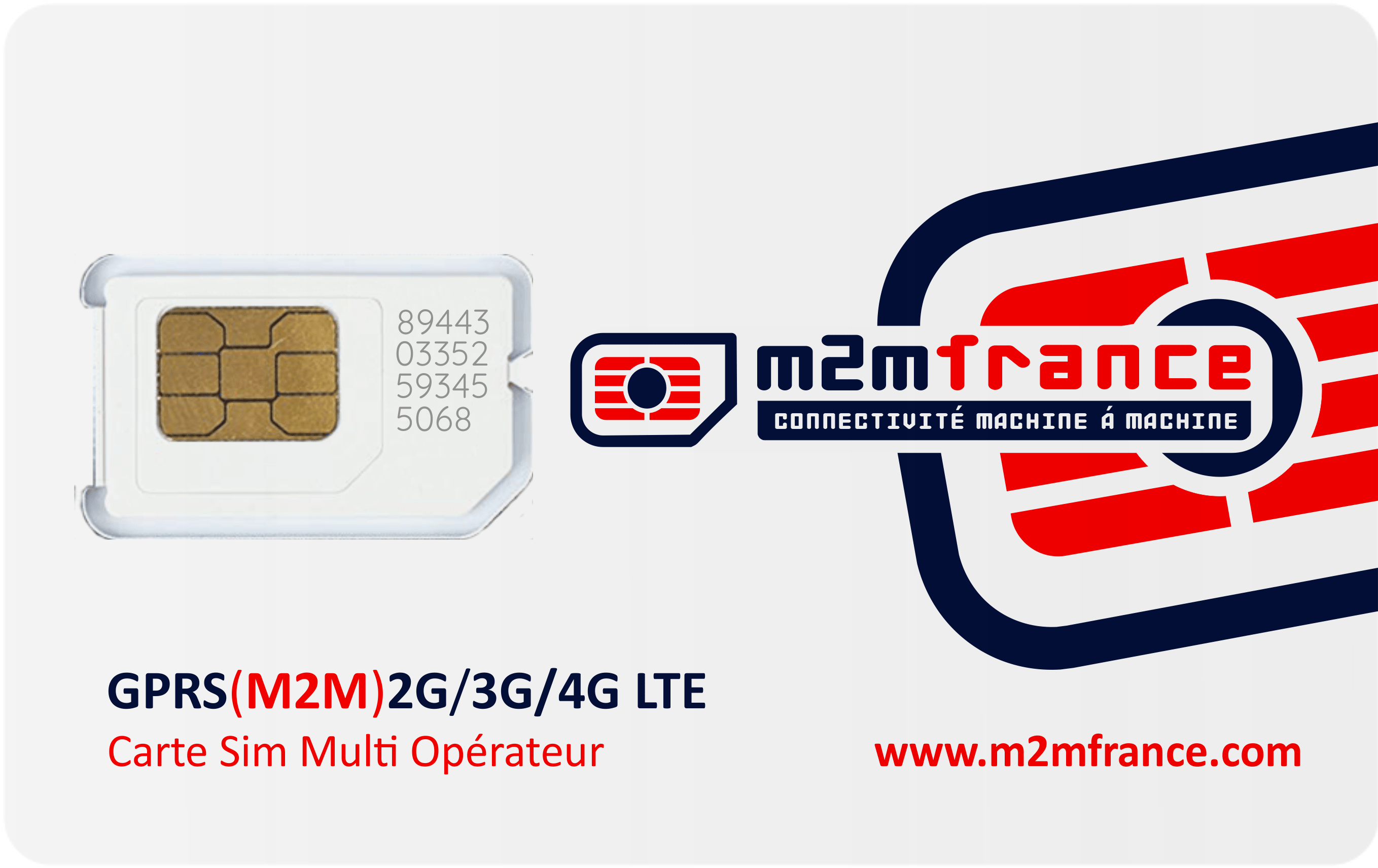 Carte SIM M2M multi-opérateur avec le plus puissant signal